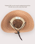 Outback Lattice Gambler Palm Straw Hat