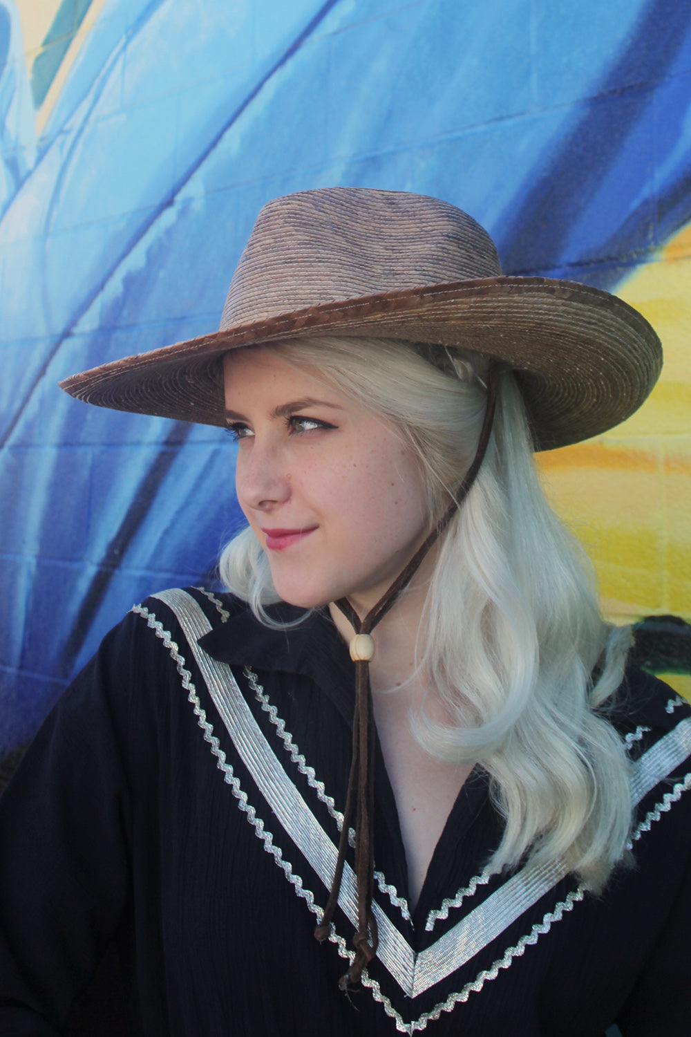 Sierra Straw Hat | Handwoven Palm Hat | Tula Hats display picture 3