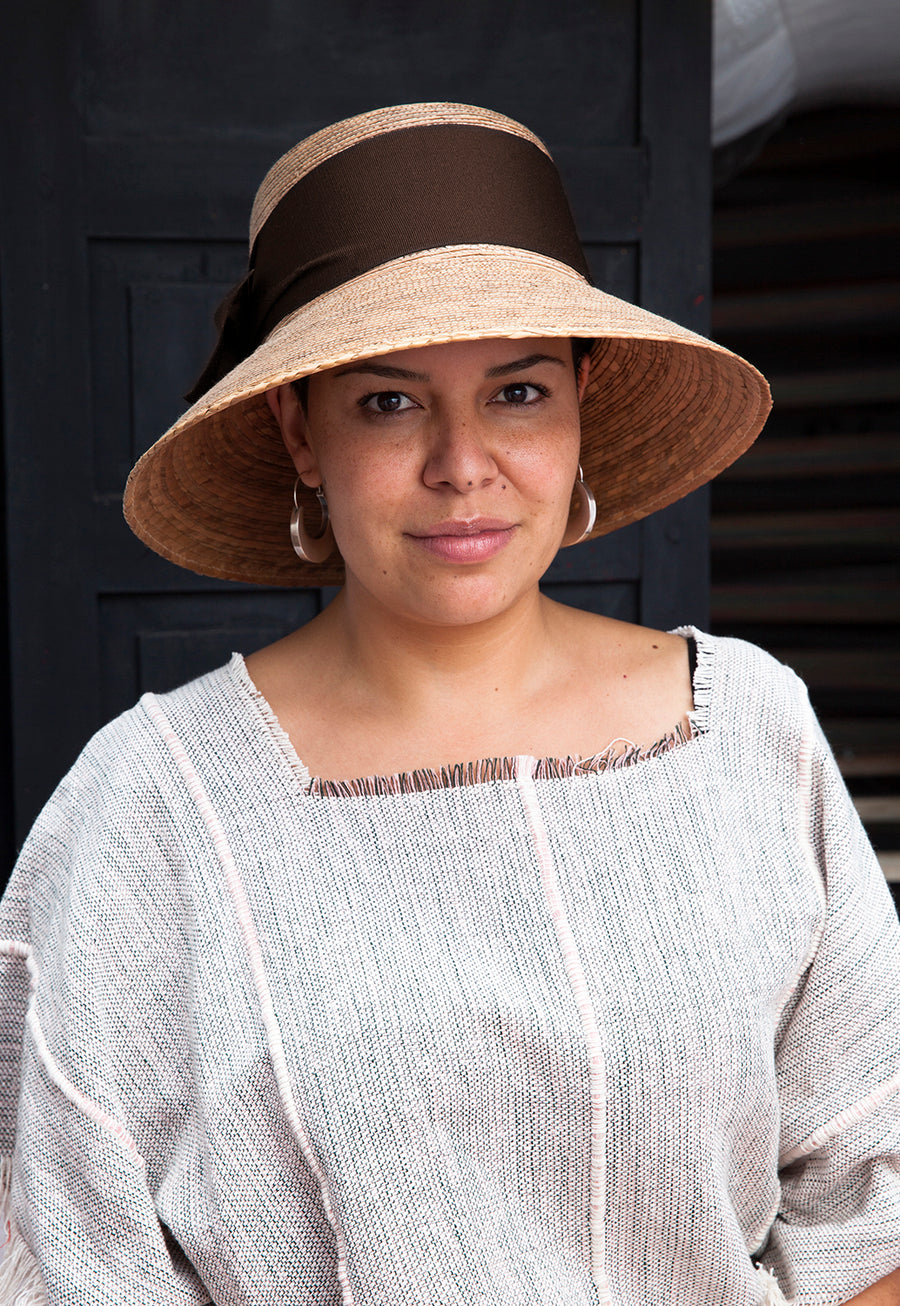 Somerset Straw Hat Brown Bow