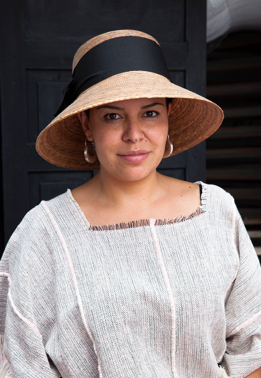 Somerset Black Bow Straw Hat