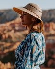 Laurel Lattice Extra Large Straw Hat